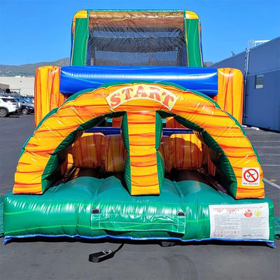 Personalizzare i percorsi di ostacoli gonfiabili accettati per il divertimento interno ed esterno