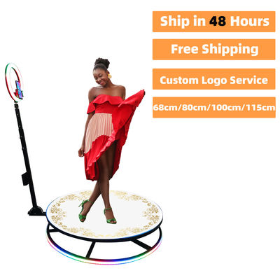 360 Video Photobooth Automatic con Led Ipad Camera per esperienze indimenticabili