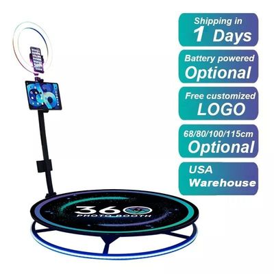 360 Video Photobooth Automatic con Led Ipad Camera per esperienze indimenticabili