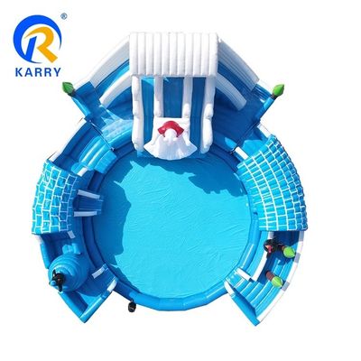 Parco acquatico gonfiabile a tema orso polare 15x15m Ideale per attività estive