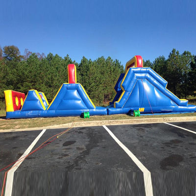 Caratteristiche PORTABLE Commercial Inflatable Obstacle Course con Rock Climbing Wall Combo