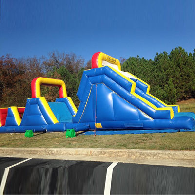 Caratteristiche PORTABLE Commercial Inflatable Obstacle Course con Rock Climbing Wall Combo