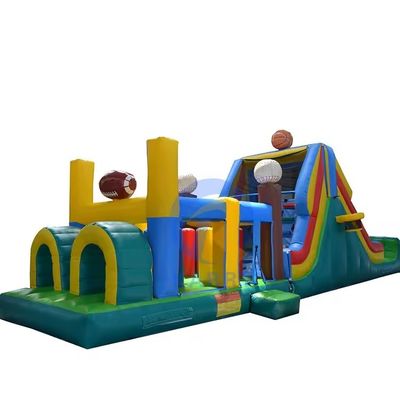 Corso d'ostacolo gonfiabile per arrendamento 4x4x3m o occasione personalizzata