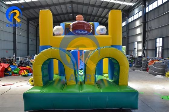 Corso d'ostacolo gonfiabile per arrendamento 4x4x3m o occasione personalizzata