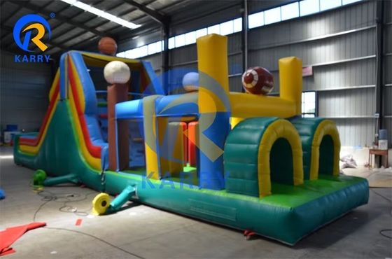 Corso d'ostacolo gonfiabile per arrendamento 4x4x3m o occasione personalizzata