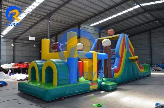 Corso d'ostacolo gonfiabile per arrendamento 4x4x3m o occasione personalizzata