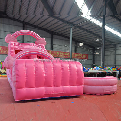 Piscine gonfiabili rosa da 26 piedi Perfetto per noleggio commerciale e divertimento