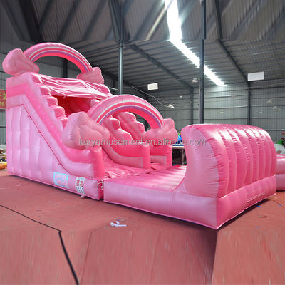Piscine gonfiabili rosa da 26 piedi Perfetto per noleggio commerciale e divertimento