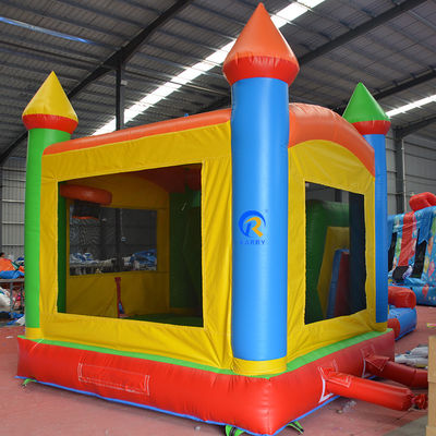 Casa gonfiabile in PVC a colori personalizzati con combinazione di diapositive