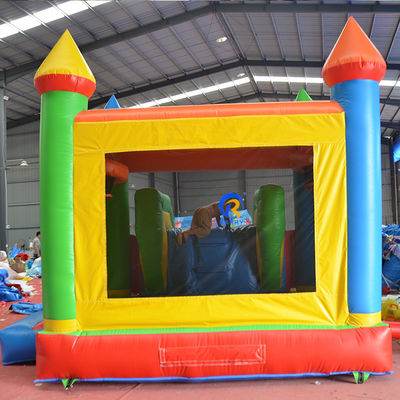 Casa gonfiabile in PVC a colori personalizzati con combinazione di diapositive