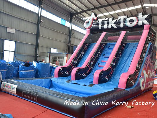 Pvc 26ft Bouncer gonfiabile Parco giochi Casa di rimbalzo Scivolo d'acqua Bambini Castelli a balzo