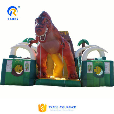 Jurassic Dinosaur Park Festa Affitto Parco giochi all' aperto Corso di ostacoli gonfiabile