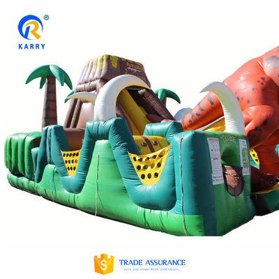 Jurassic Dinosaur Park Festa Affitto Parco giochi all' aperto Corso di ostacoli gonfiabile