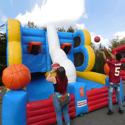 Unisex Basketball gonfiabile Carnevale Gioco di tiro per la festa Due giocatori Due cestini