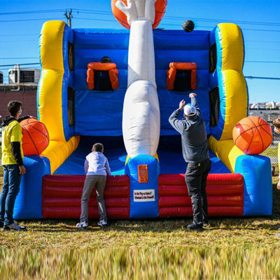Unisex Basketball gonfiabile Carnevale Gioco di tiro per la festa Due giocatori Due cestini