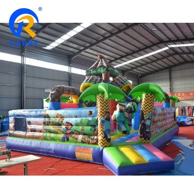 PORTABLE miniera gonfiabile / parco a tema artigianale divertimento caratteristiche personalizzate 14 anni