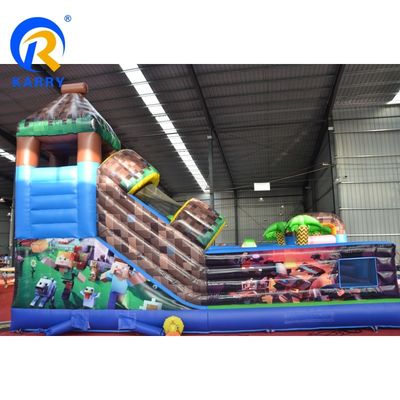 PORTABLE miniera gonfiabile / parco a tema artigianale divertimento caratteristiche personalizzate 14 anni