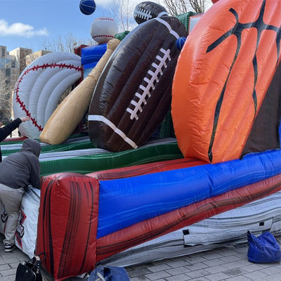 Personalizzazione accettato gonfiabile 3 in 1 gioco di carnevale per bambini e adulti tiro a palla