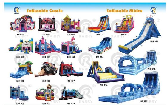 Corso di ostacoli gonfiabile con certificazione CE EN14960 e design PORTABLE
