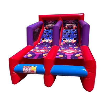 Gioco di tiro a palla gonfiabile per le feste Noleggio 2 giocatori Carnevale Giochi interattivi