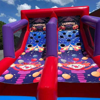 Gioco di tiro a palla gonfiabile per le feste Noleggio 2 giocatori Carnevale Giochi interattivi