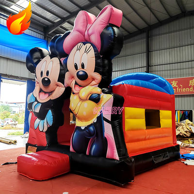Mickey Kids Castle Play House Casa gonfiabile a rimbalzo per feste Noleggio Spedizione espressa