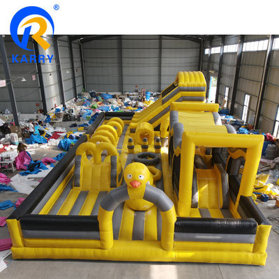 Unisex Kids Outdoor Inflatabile Castello Slide Combinato e Corso di ostacoli Entertainment