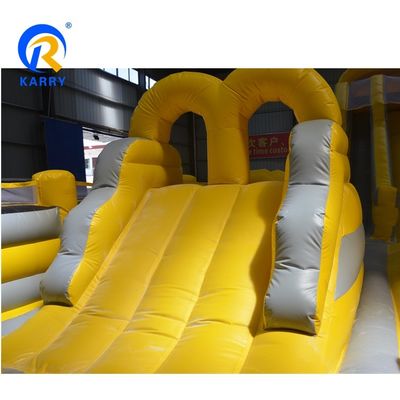 Unisex Kids Outdoor Inflatabile Castello Slide Combinato e Corso di ostacoli Entertainment