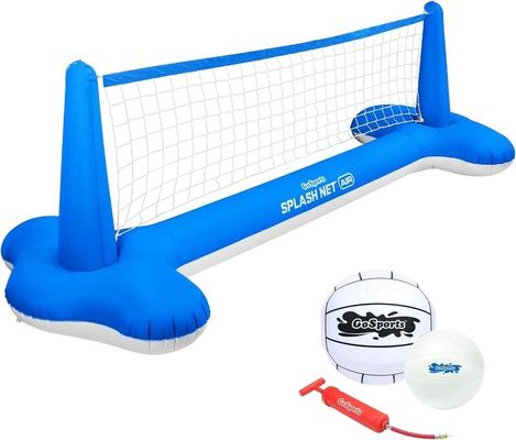 Attività acquatiche e terrestri Rete gonfiabile da pallavolo da spiaggia con design personalizzato