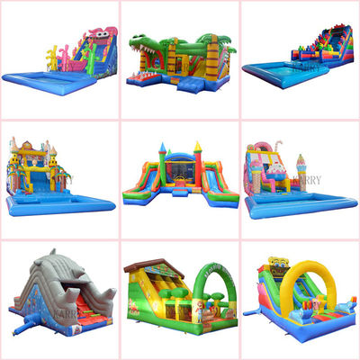 Logo personalizzato PVC Parco acquatico gioco gonfiabile Slide N Slip per grandi bambini divertimento infinito