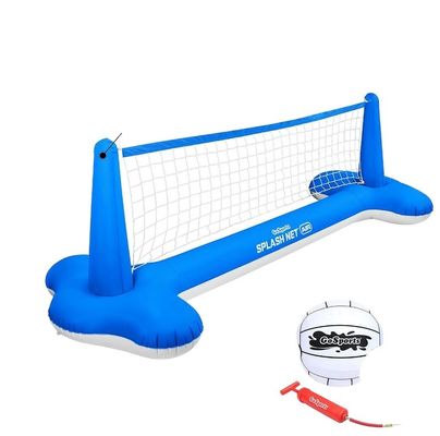 Attività acquatiche e terrestri Rete gonfiabile da pallavolo da spiaggia con design personalizzato
