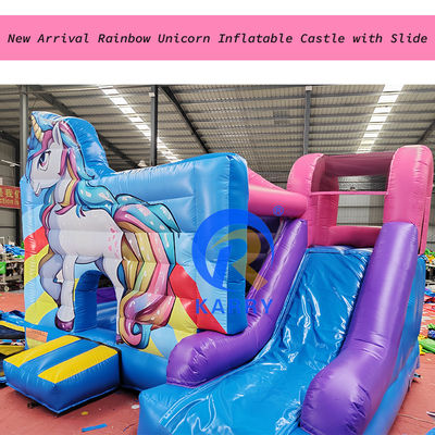 Commercial Party Rental Inflatable Bouncy Castle Combo con kit di riparazione inclusi