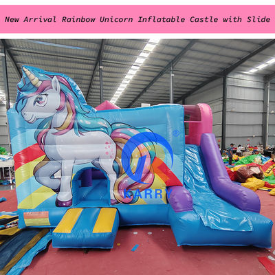Commercial Party Rental Inflatable Bouncy Castle Combo con kit di riparazione inclusi