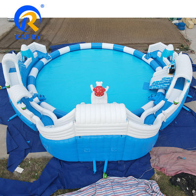 Piscina gonfiabile combo piscina rotonda parco acquatico per bambini divertimento