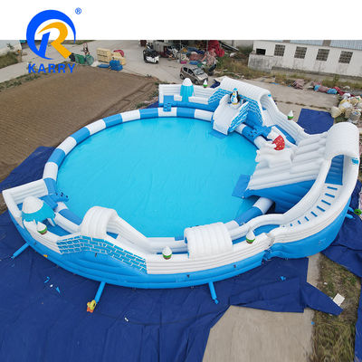 Piscina gonfiabile combo piscina rotonda parco acquatico per bambini divertimento