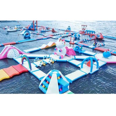 Scarica il tuo bambino interiore Parco acquatico gonfiabile unicorno colorato per tutta la famiglia