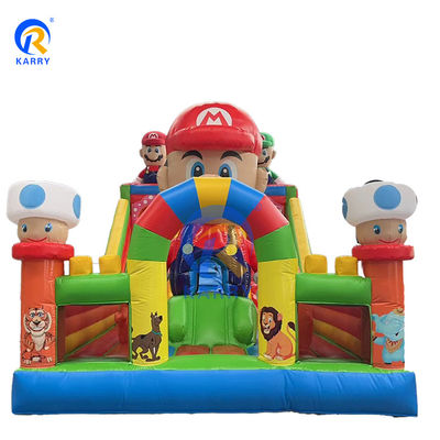 Grandi Super Mario Inflatabile Slide Corso di ostacoli per bambini e adulti giochi inclusi