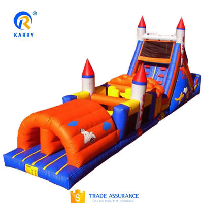 Caratteristiche PORTABLE Corso di ostacoli gonfiabile Gioco per adulti per sport e attività per bambini