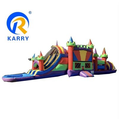 Caratteristiche PORTABLE Corso di ostacoli gonfiabile Gioco per adulti per sport e attività per bambini