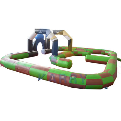 Amusement Digital Printing PVC Inflatable Bumper Car Track per il divertimento interno o esterno