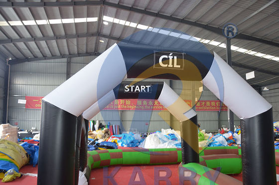 Amusement Digital Printing PVC Inflatable Bumper Car Track per il divertimento interno o esterno