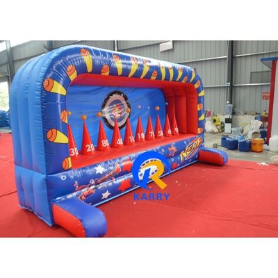 Giochi sportivi unisex Carnevale Gioco di sparatoria Gioco di basket gonfiabile per festa all'aperto