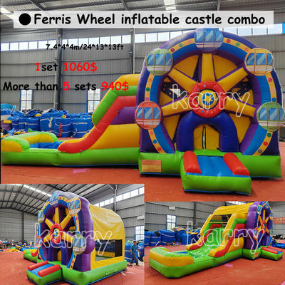 Bambini Bouncer gonfiabile castello Combinato intrattenimento interno ed esterno per grandi dimensioni