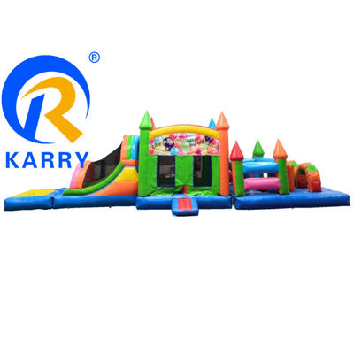 KR-OBS-904-2 Combine di scivoli gonfiabili per il gioco del parco divertimenti