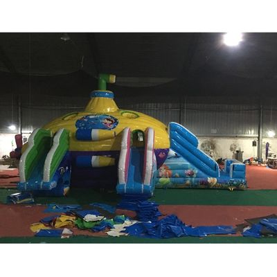 Colore personalizzato Castello Cupola Parco acquatico gonfiabile Acqua sottomarina Parco terrestre mobile