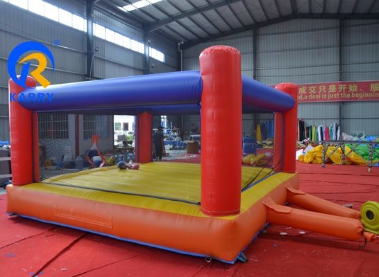 Adulti e bambini Gioco interattivo gonfiabile Anello di boxe Letto rimbalzante Trampolino