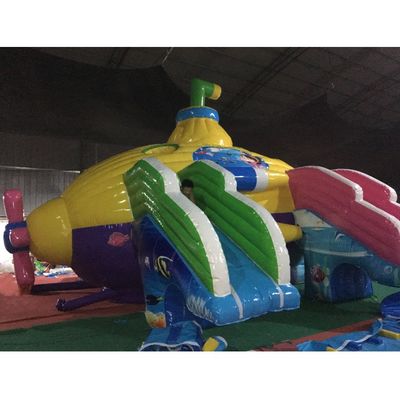 Colore personalizzato Castello Cupola Parco acquatico gonfiabile Acqua sottomarina Parco terrestre mobile