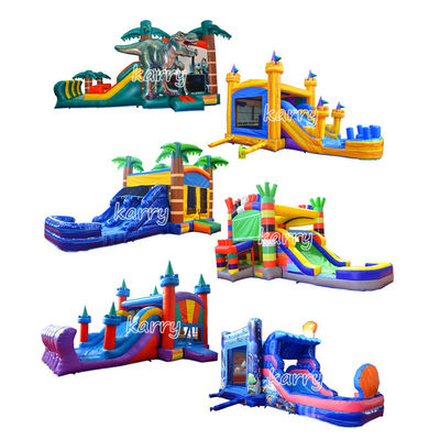 Commercial Inflatable Castle Combo Collection con kit di riparazione del soffiatore e logo personalizzato