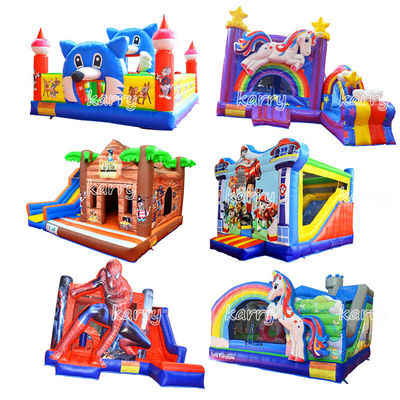 Commercial Inflatable Castle Combo Collection con kit di riparazione del soffiatore e logo personalizzato