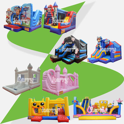 Festa per bambini sfollabile Bouncer castello scivolo Combo Chateau gonfiabile colore personalizzato